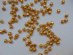 Звънчета 8 мм цвят злато 107 - 10 бр.