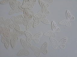 Хартиени елементи пеперуди 05 - 100 броя