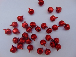 Звънчета за декорация червени 1156 - 10броя