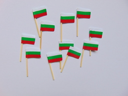 Елемент за декорация Българско знаме -1бр.